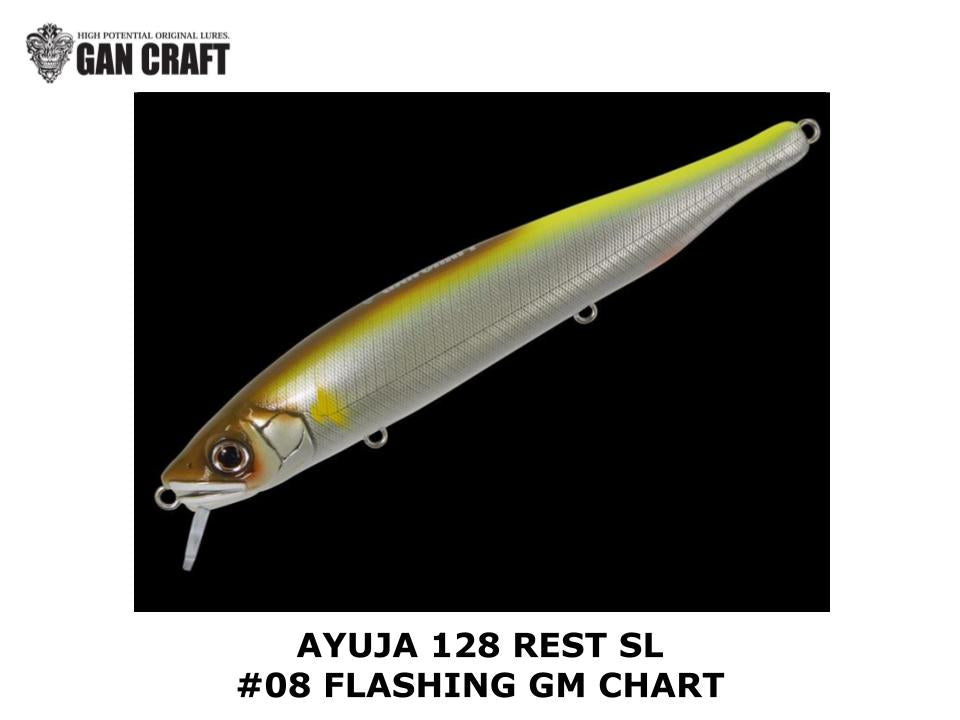 Gan Craft Ayuja 128 Rest SL #08 Flashing GM Chart