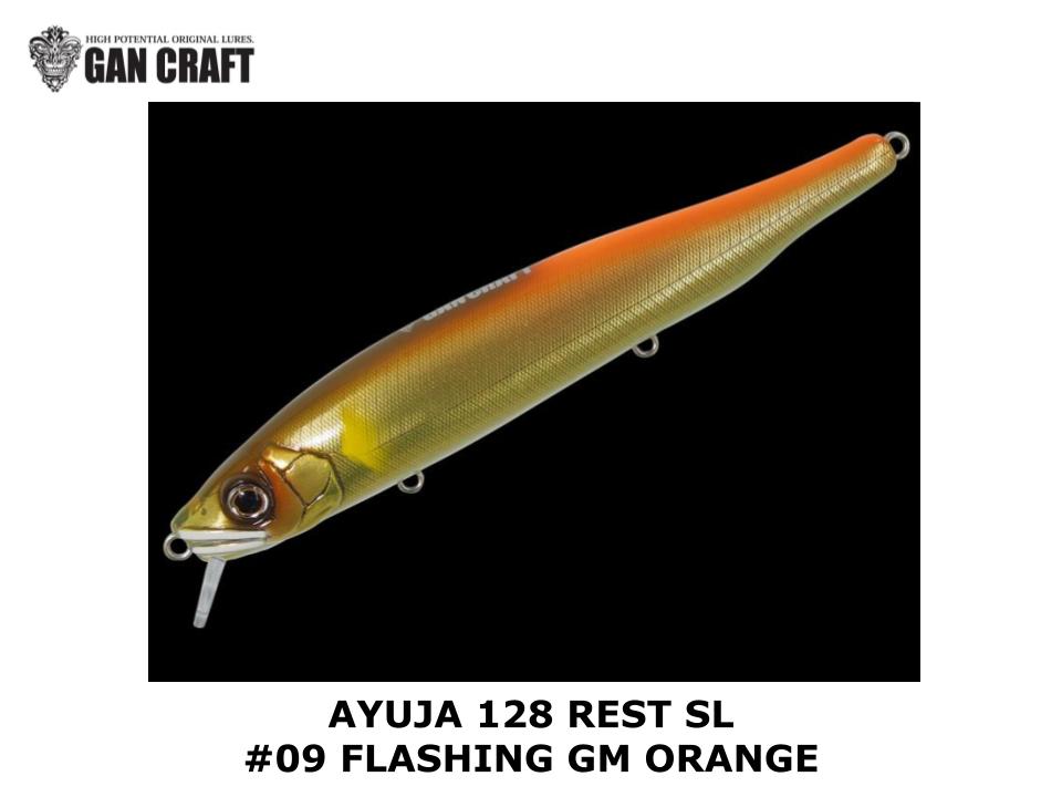 Gan Craft Ayuja 128 Rest SL #09 Flashing GM Orange