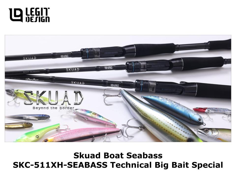 Pre-Order Legit Design Skuad Boat Seabass SKC-511XH-SEABASS Technical Big Bait Special