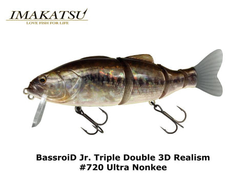 Imakatsu BassroiD Jr. Triple Double 3D Realism #720 Ultra Nonkee