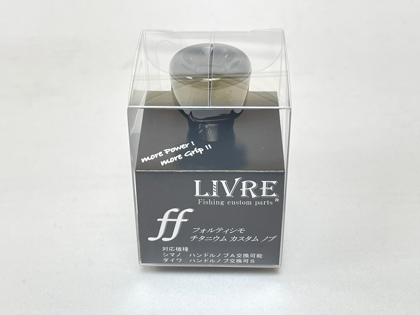 Livre Custom Knob Special Derivation Fortissimo FFSDB-1 Black&Black