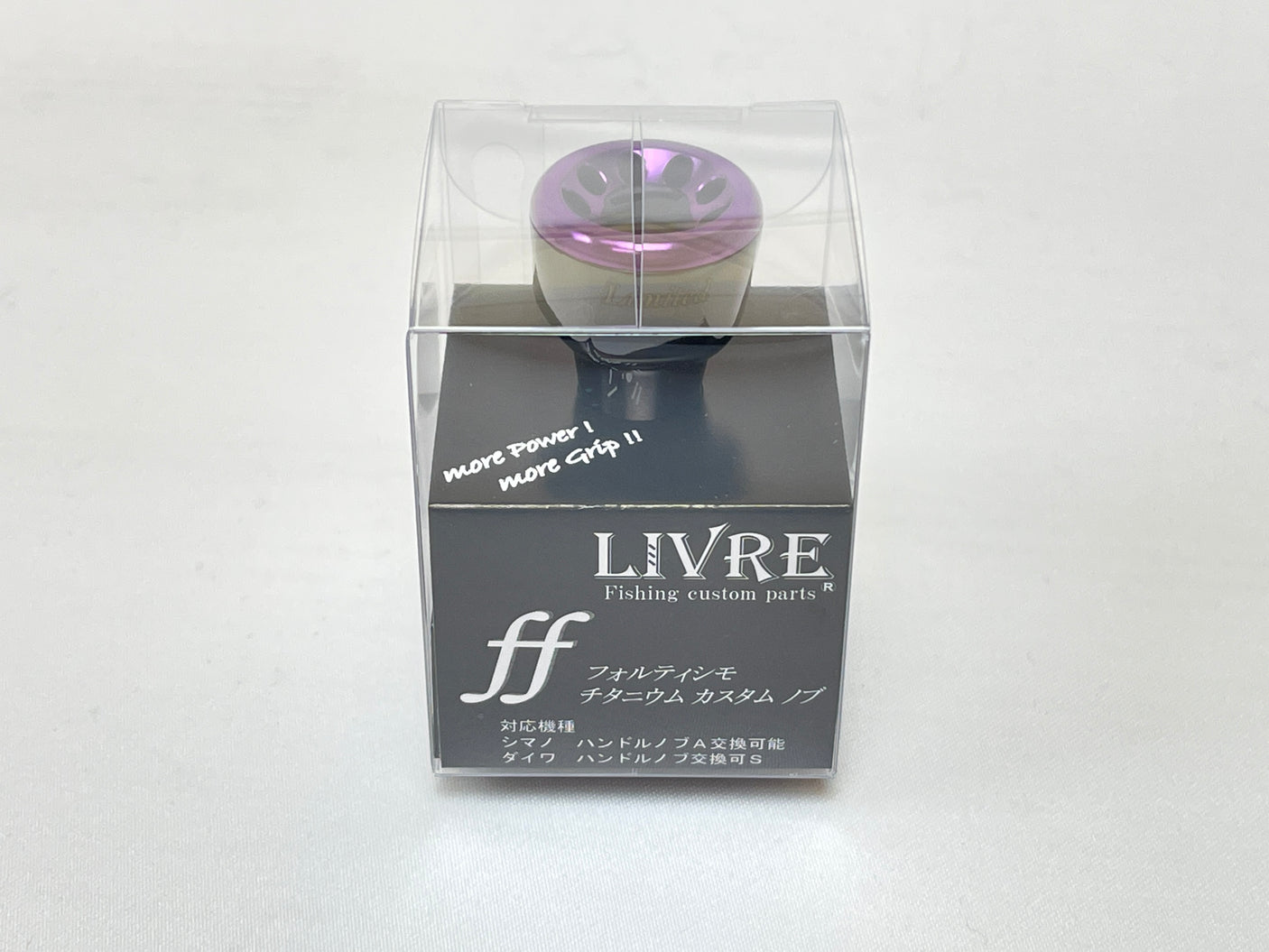 Livre Custom Knob Special Derivation Fortissimo FFSDP-1 Black&Purple