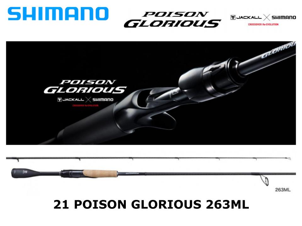 Pre-Order Shimano 21 Poison Glorious 263ML Sic
