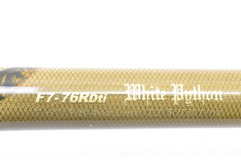 Used Megabass Orochi Huge Contact F7-76RDTi White Python Grip Joint