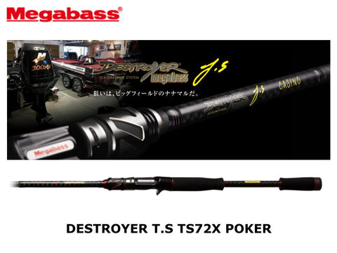 Megabass Destroyer T.S Baitcasting TS72X Poker