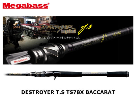 Pre-Order Megabass Destroyer T.S Baitcasting TS78X Baccarat
