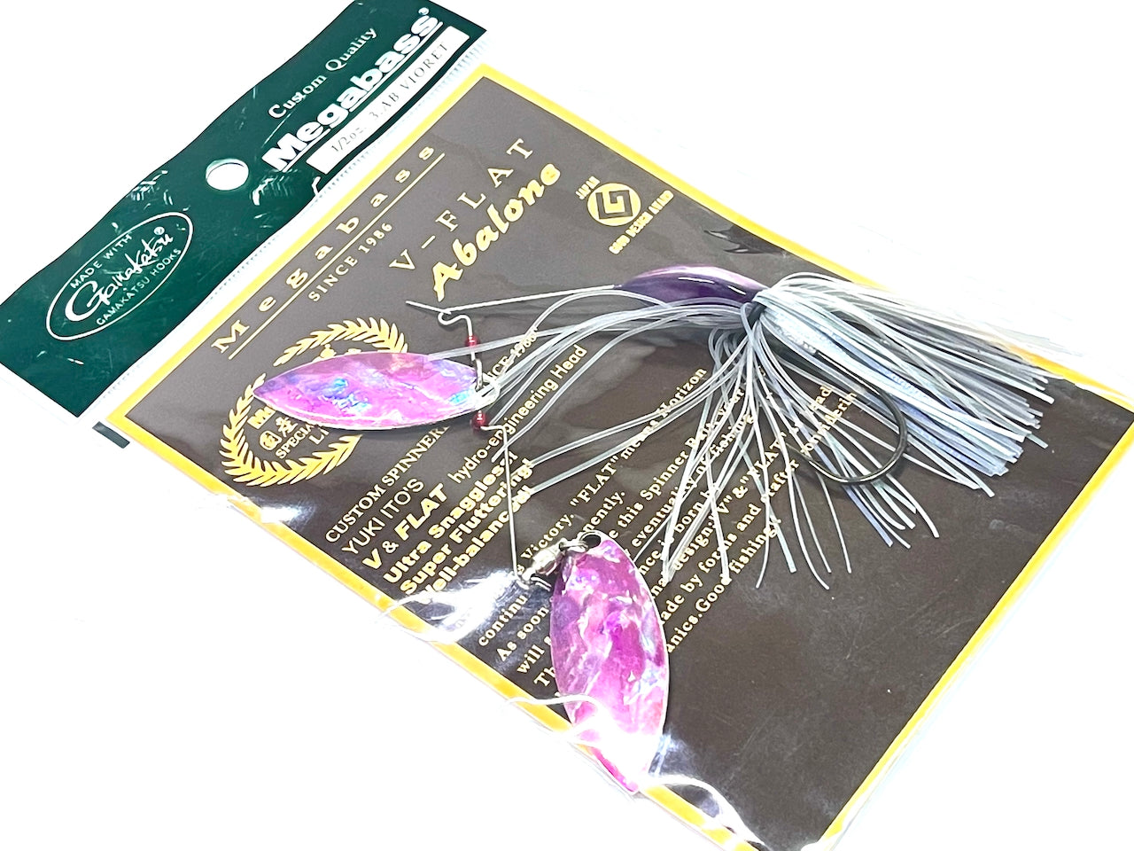 Megabass V-Flat Abalone 1/2oz #3.AB VIOLET