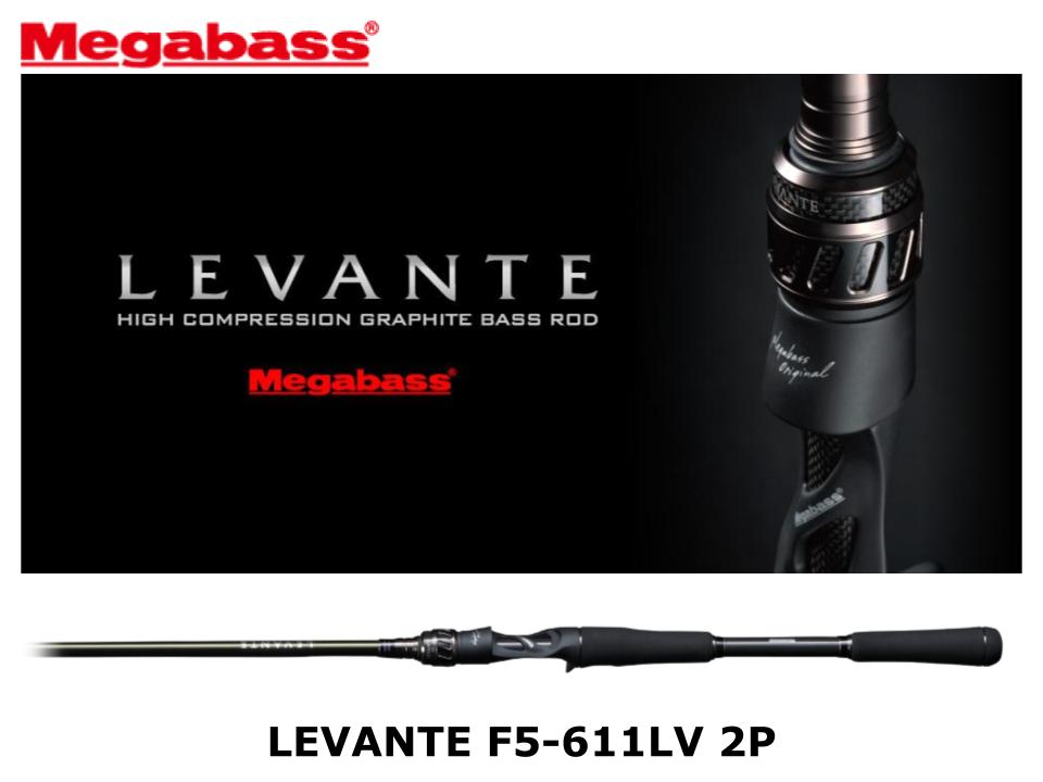 Megabass Levante Baitcasting F5-611LV 2P – JDM TACKLE HEAVEN