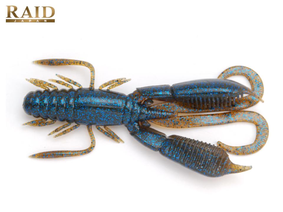 Raid Japan Battle Hog 4.4 inch #020 Dark Cinnamon Blue Flk