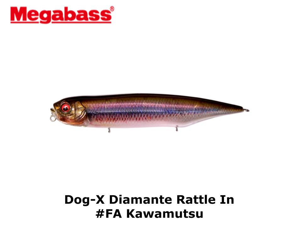 Megabass Dog-X Diamante Rattle In #FA Kawamutsu