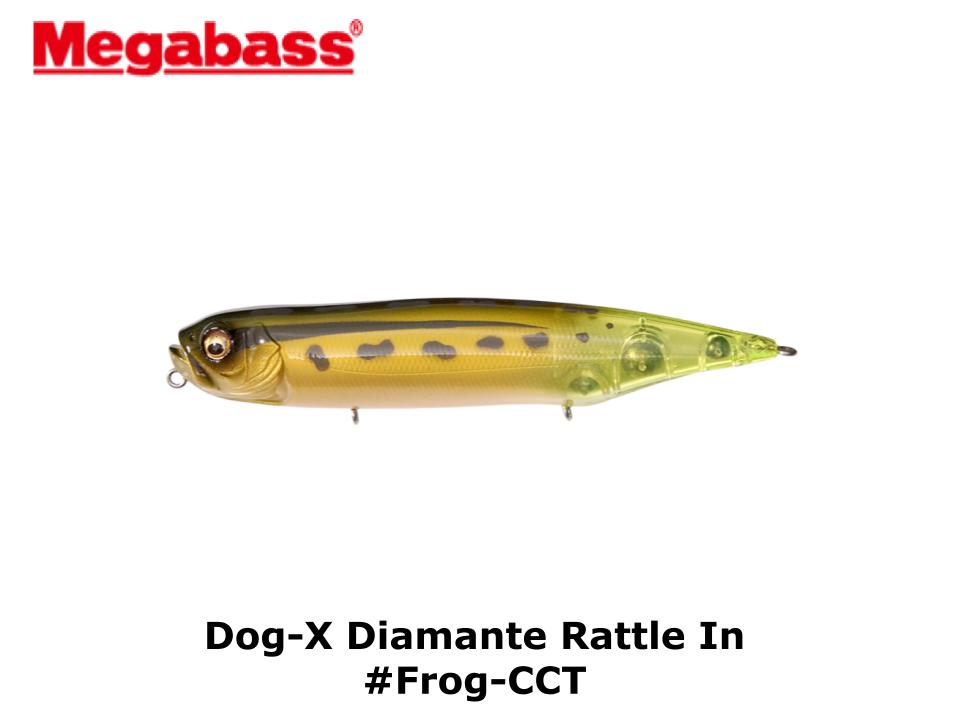Megabass Dog-X Diamante Rattle In #Frog-CCT