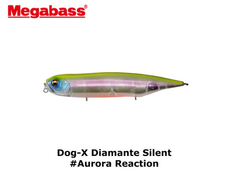 Megabass Dog-X Diamante Silent #Aurora Reaction