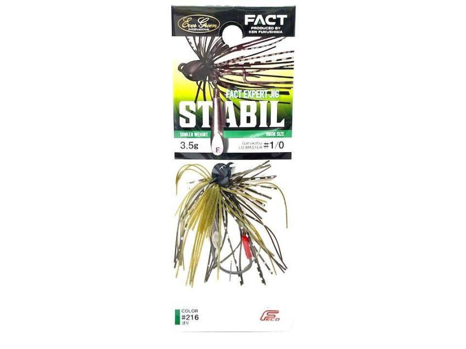 Evergreen FACT Expert Jig Stabil 2.0g + 3.5g 1/0 #216 Gori