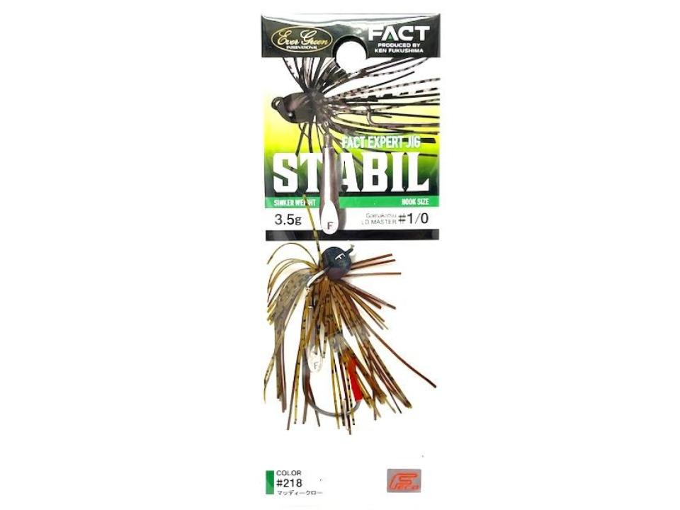 Evergreen FACT Expert Jig Stabil 2.0g + 3.5g 1/0 #218 Maddy Craw