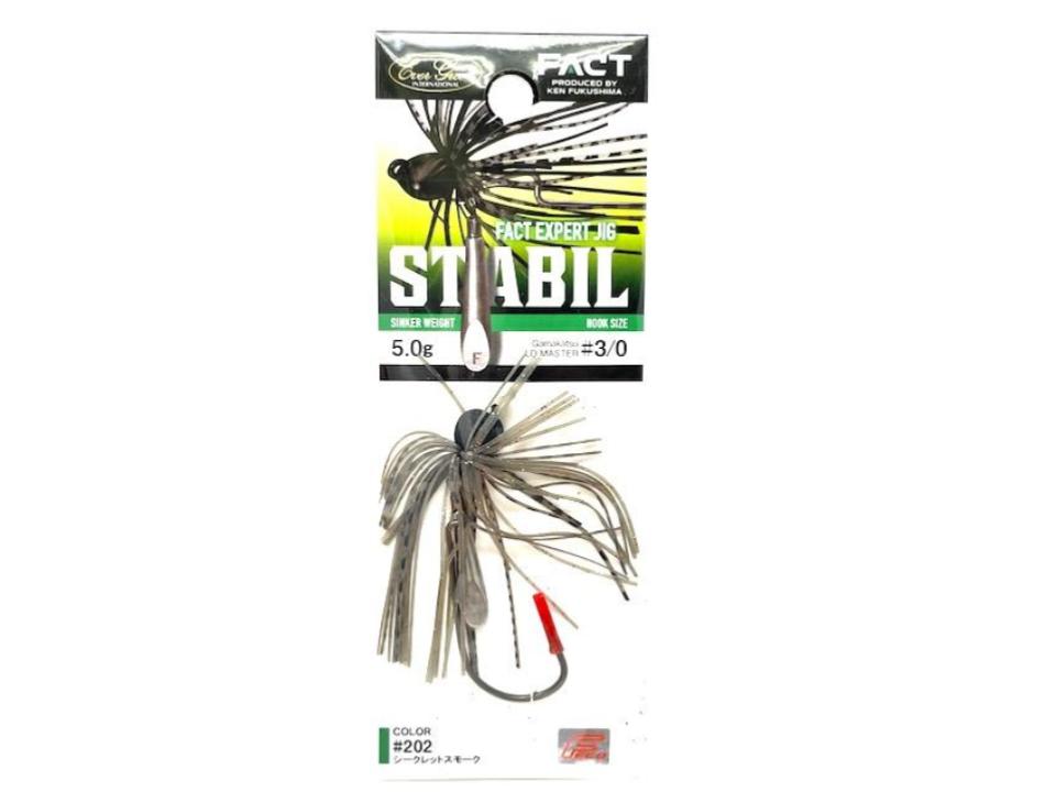 Evergreen FACT Expert Jig Stabil 2.0 g + 5.0g 3/0 #202 Secret Smoke