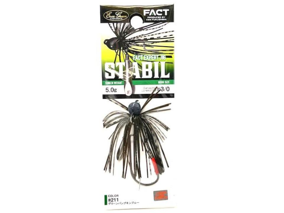 Evergreen FACT Expert Jig Stabil 2.0g + 5.0g #211 Green Pumpkin Blue