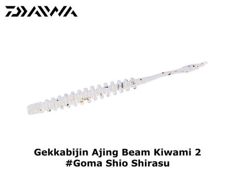 Daiwa Gekkabijin Ajing Beam Kiwami 2 #Goma Shio Shirasu