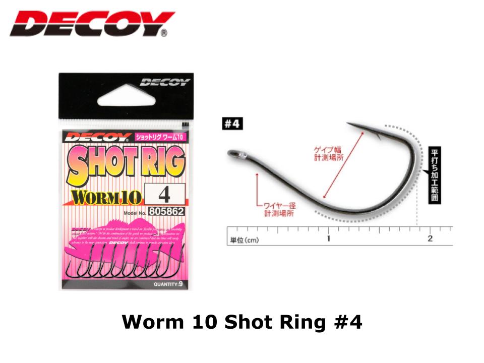 Decoy Worm 10 Shot Ring #4 – JDM TACKLE HEAVEN