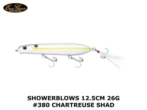 Evergreen Showerblows 12.5cm 26g #380 Chartreuse Shad