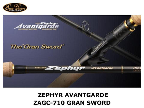 Pre-Order Evergreen Zephyr Avantgarde Baitcasting ZAGC-710 Gran Sword