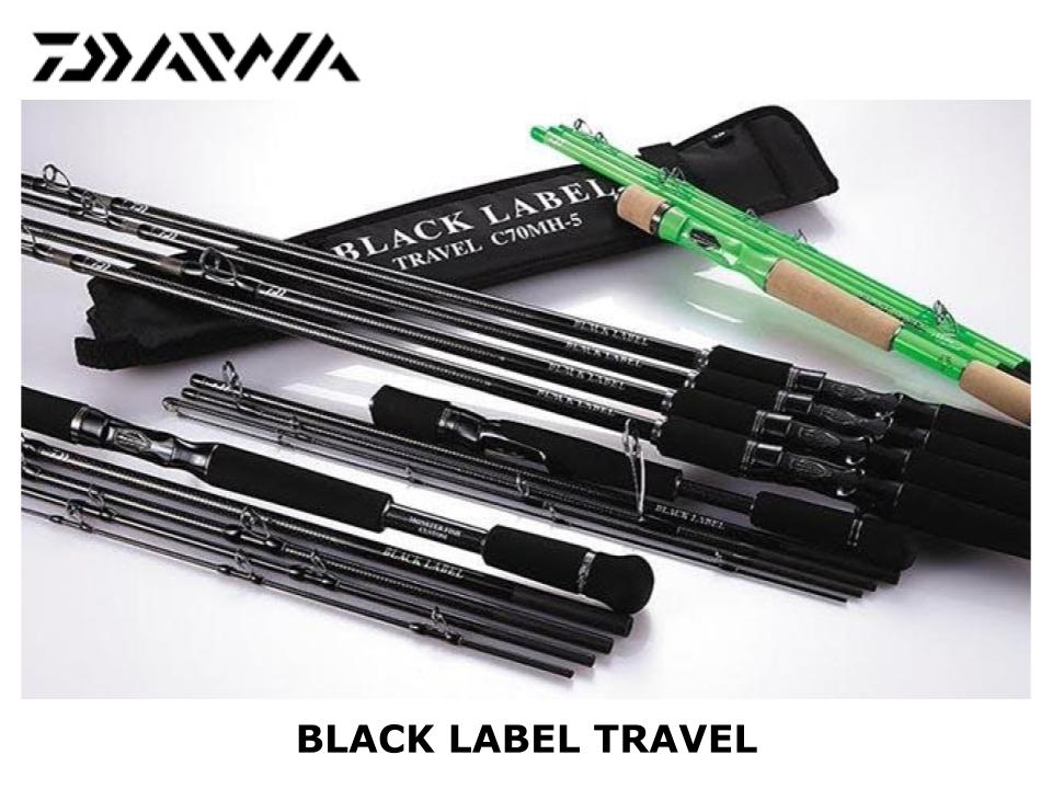 Daiwa BLACK LABEL TRAVEL S70ML Plus-5 Bass Spinning rod From Stylish  anglers
