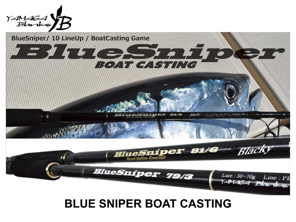 Pre-Order Yamaga Blanks Blue Sniper Boat Casting 81/10 Blacky Tuna Mod –  JDM TACKLE HEAVEN