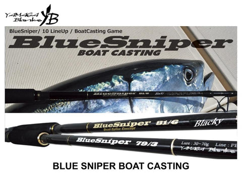 Pre-Order Yamaga Blanks Blue Sniper Boat Casting 81/10 Blacky Tuna Model