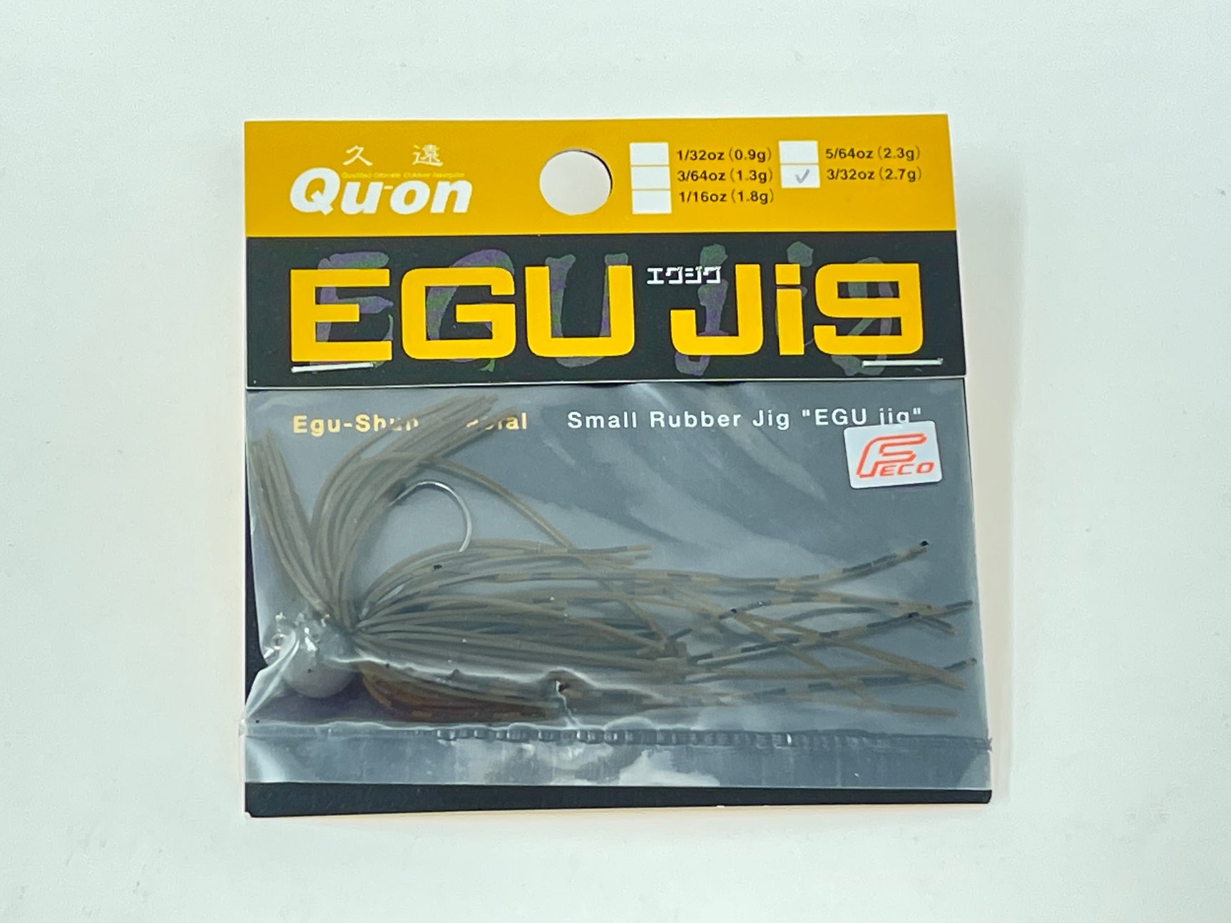 Jackson Egu jig #DG Dark Guripan 3/32oz 1.8g