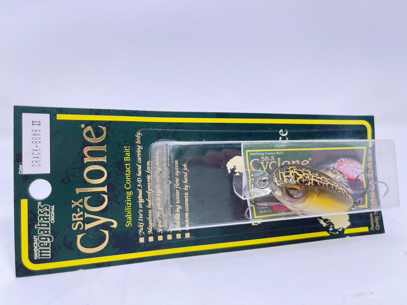 Megabass SR-X Cyclone #CRACK-BOMB Ⅱ 55.5mm 3/8oz