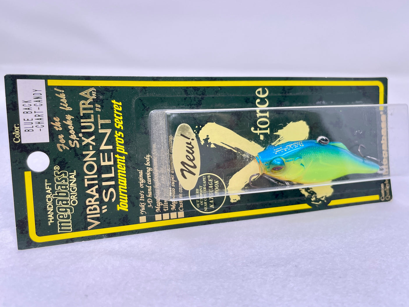 Megabass Vibration-X Ultra "Silent" #Blue Back-Chart-Candy 76mm 17.4g