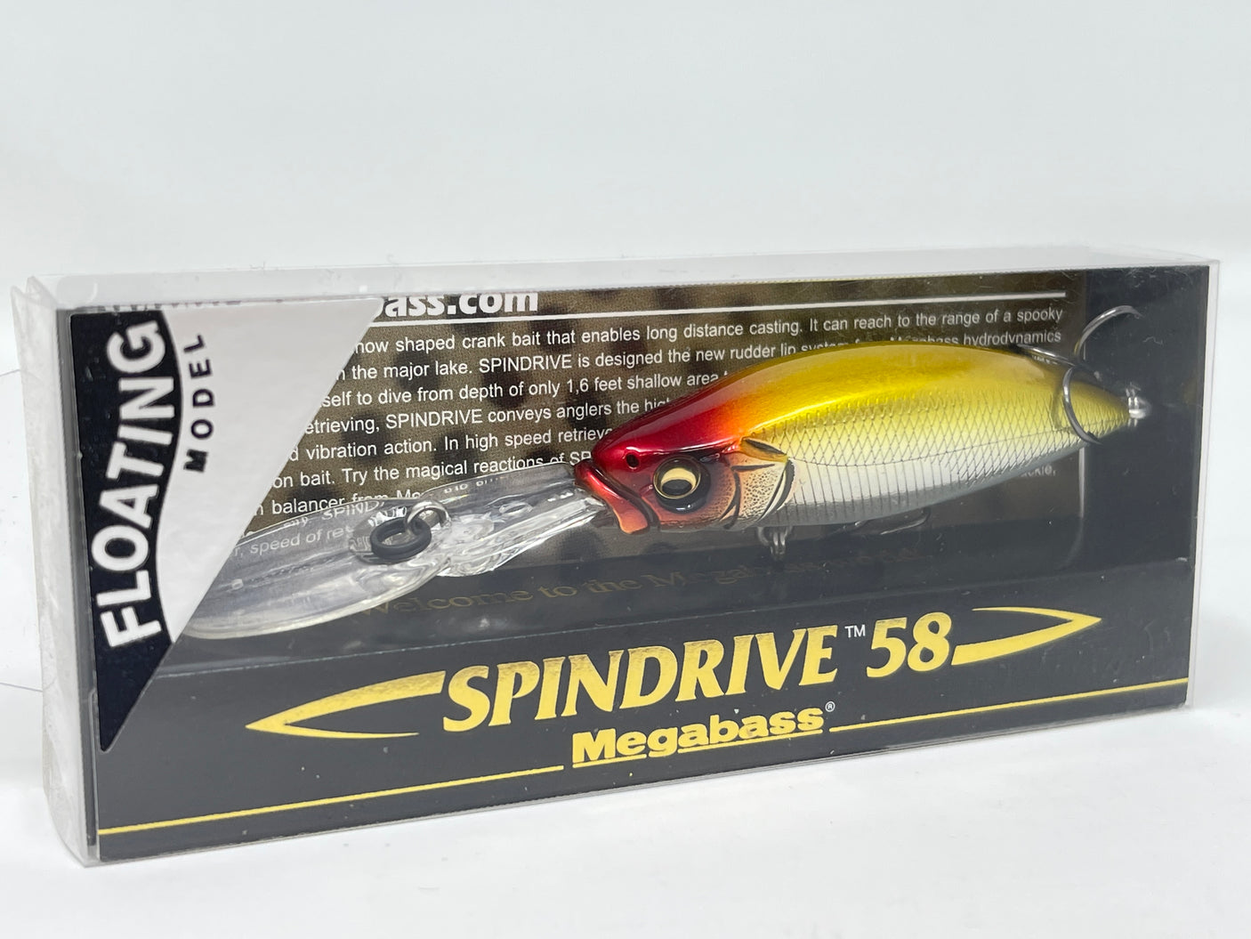 Megabass Spindrive 58 Floating #21 M Western Clown 58mm 5/16oz