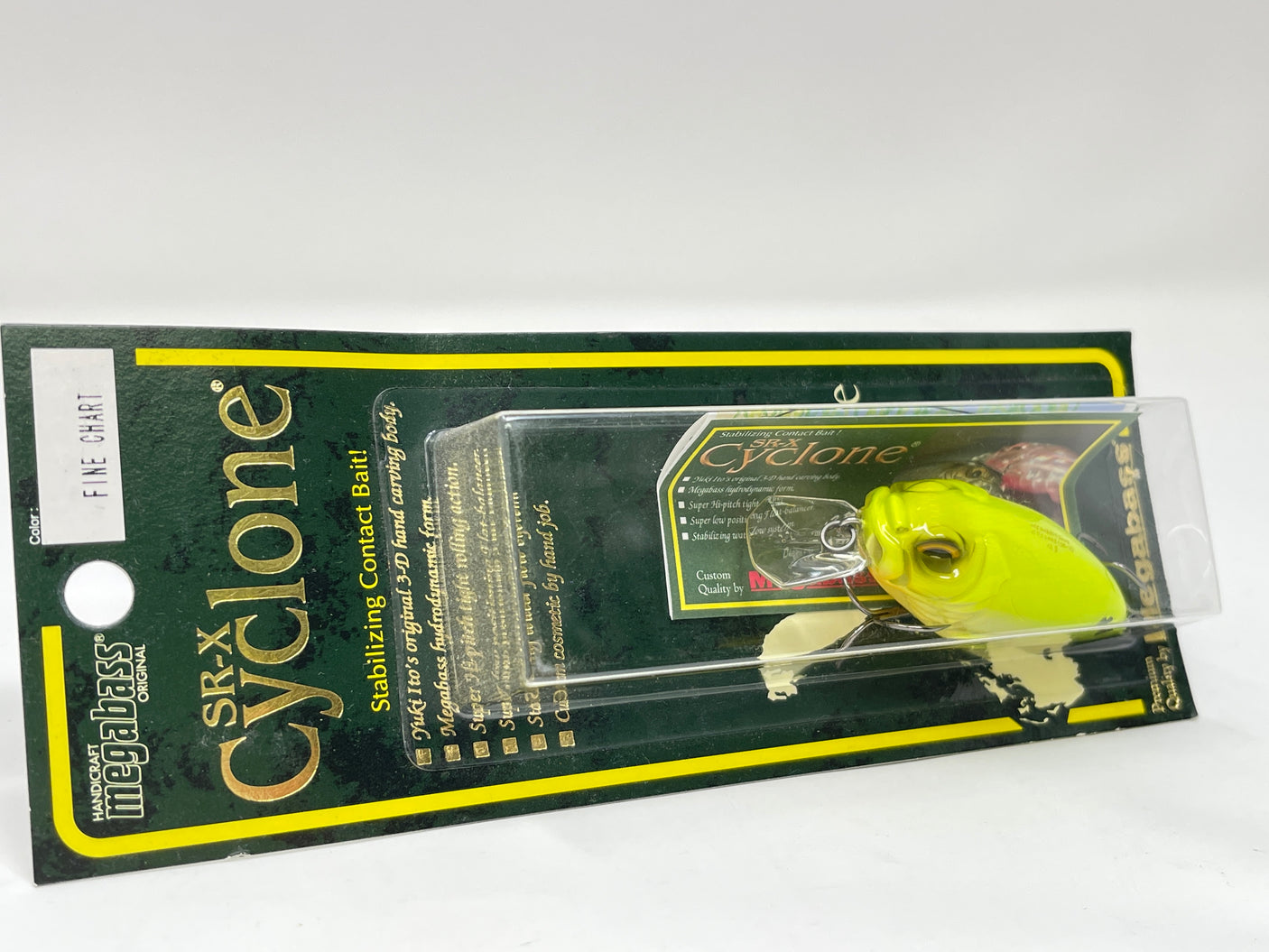 Megabass SR-X Cyclone #Fine Chart 55.5mm 3/8oz