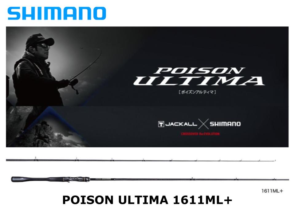 Shimano 23 Poison Ultima Baitcasting Model 1611ML+ SiC