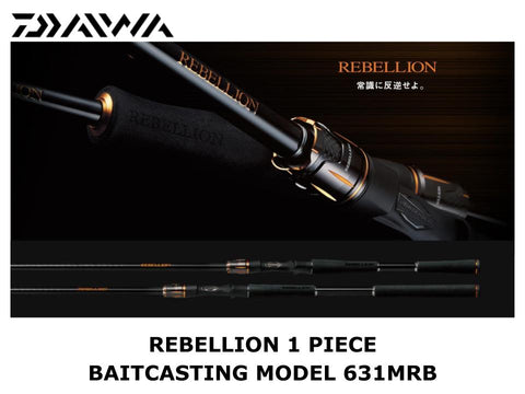 Daiwa Rebellion 1 Piece Baitcasting Model 631MRB