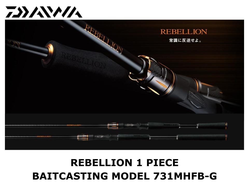 Daiwa Rebellion 1 Piece Baitcasting Model 731MHFB-G – JDM TACKLE