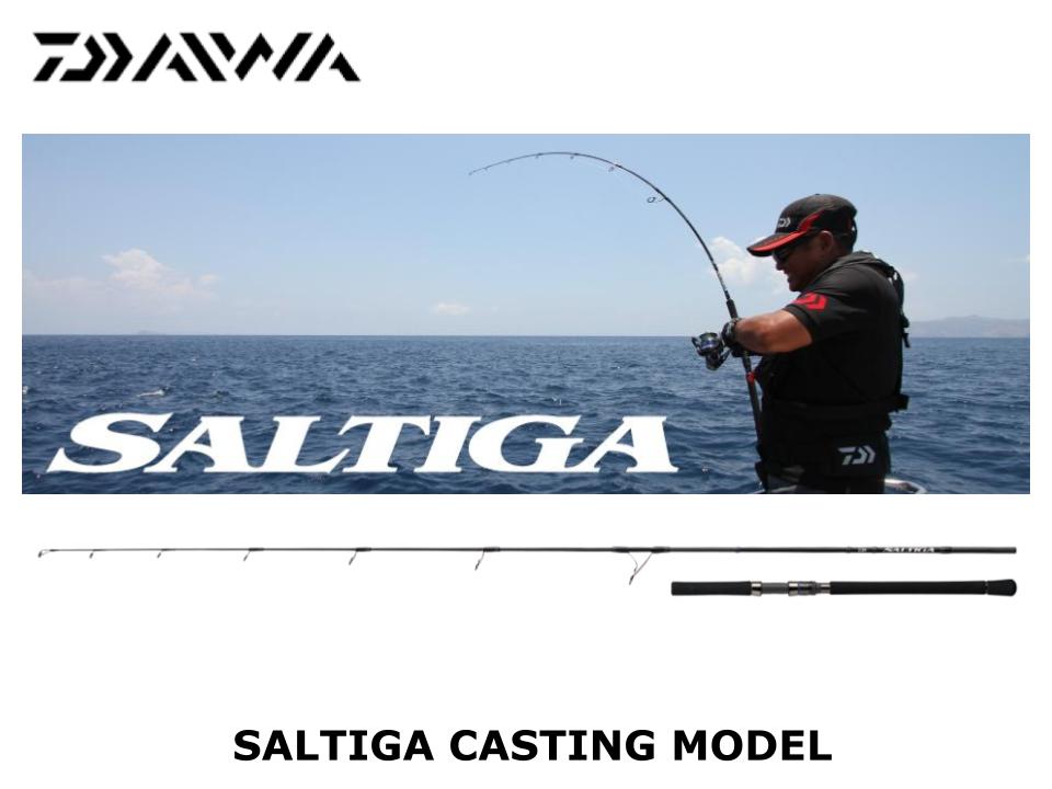 Daiwa Saltiga rods with Daiwa 40 reels