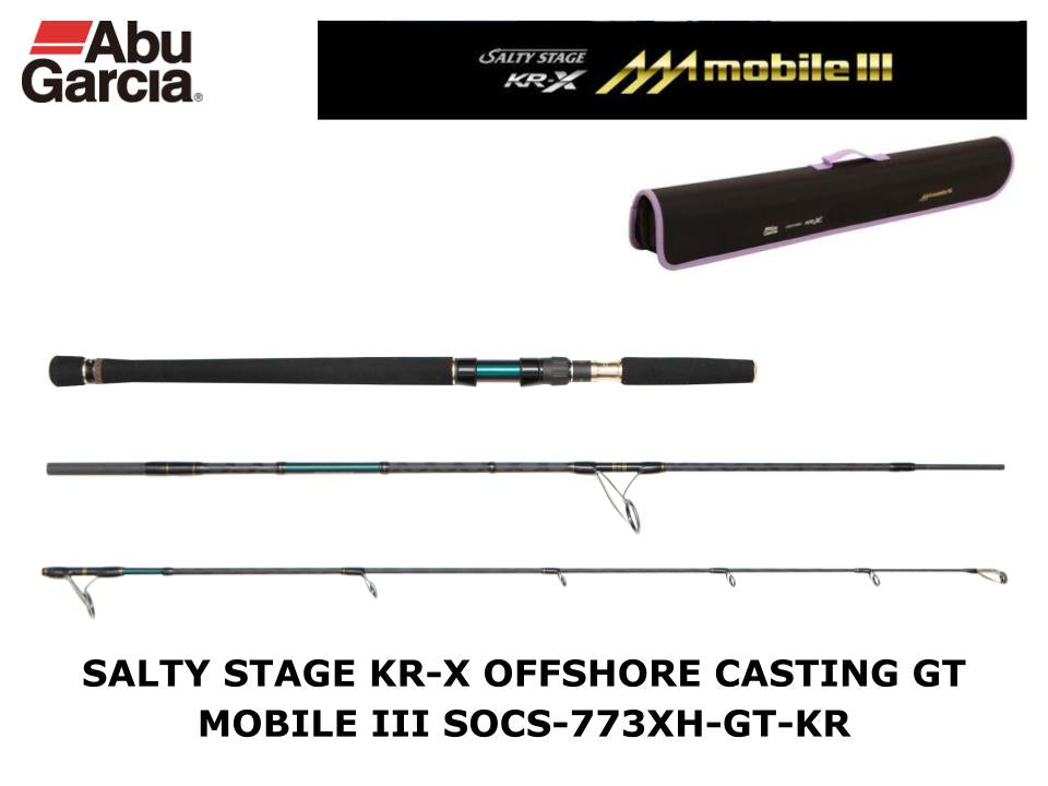 Abu Garcia Salty Stage KR-X Offshore Casting GT Mobile III SOCS-773XH-GT-KR