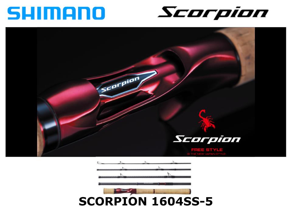 Pre-Order Shimano 20 Scorpion 1604SS-5 5-Piece Baitcasting Model