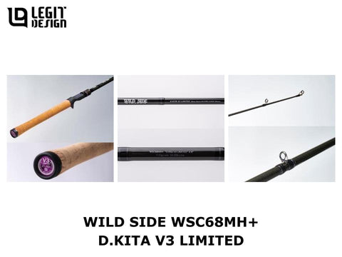 Legit Design Wild Side Baitcasting Model WSC68MH+ D.Kita V3 Limited
