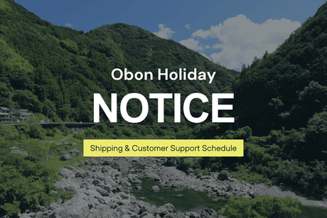 Obon Holiday Notice