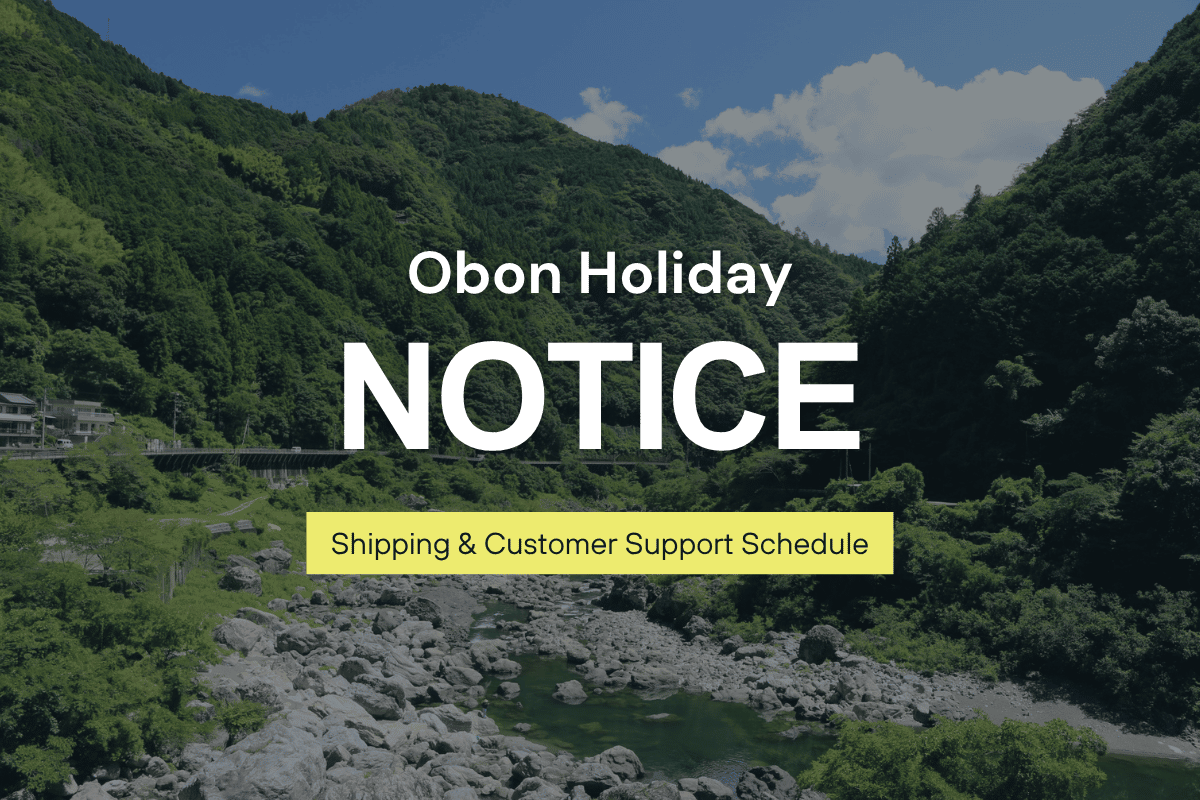 Obon Holiday Notice