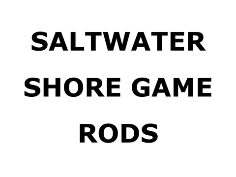 All Saltwater Shore Game Rods