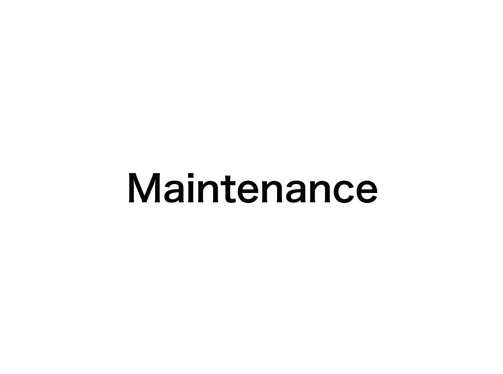 Reel Maintenance