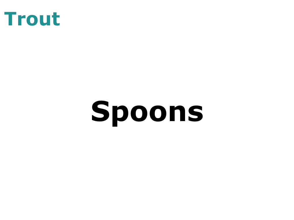 Trout Spoons