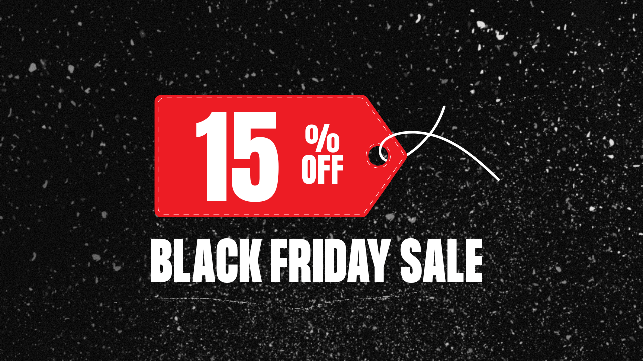 2025 Black Friday 15% off