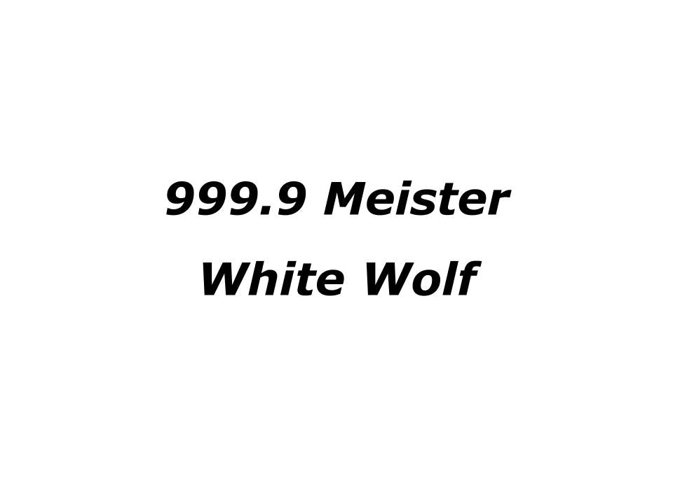 Rodio Craft 999.9 Meister 62UL-TRZ White Wolf 2 Pieces