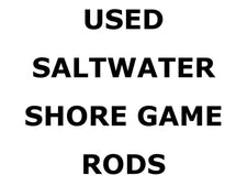 Used Saltwater Shore Game Rods
