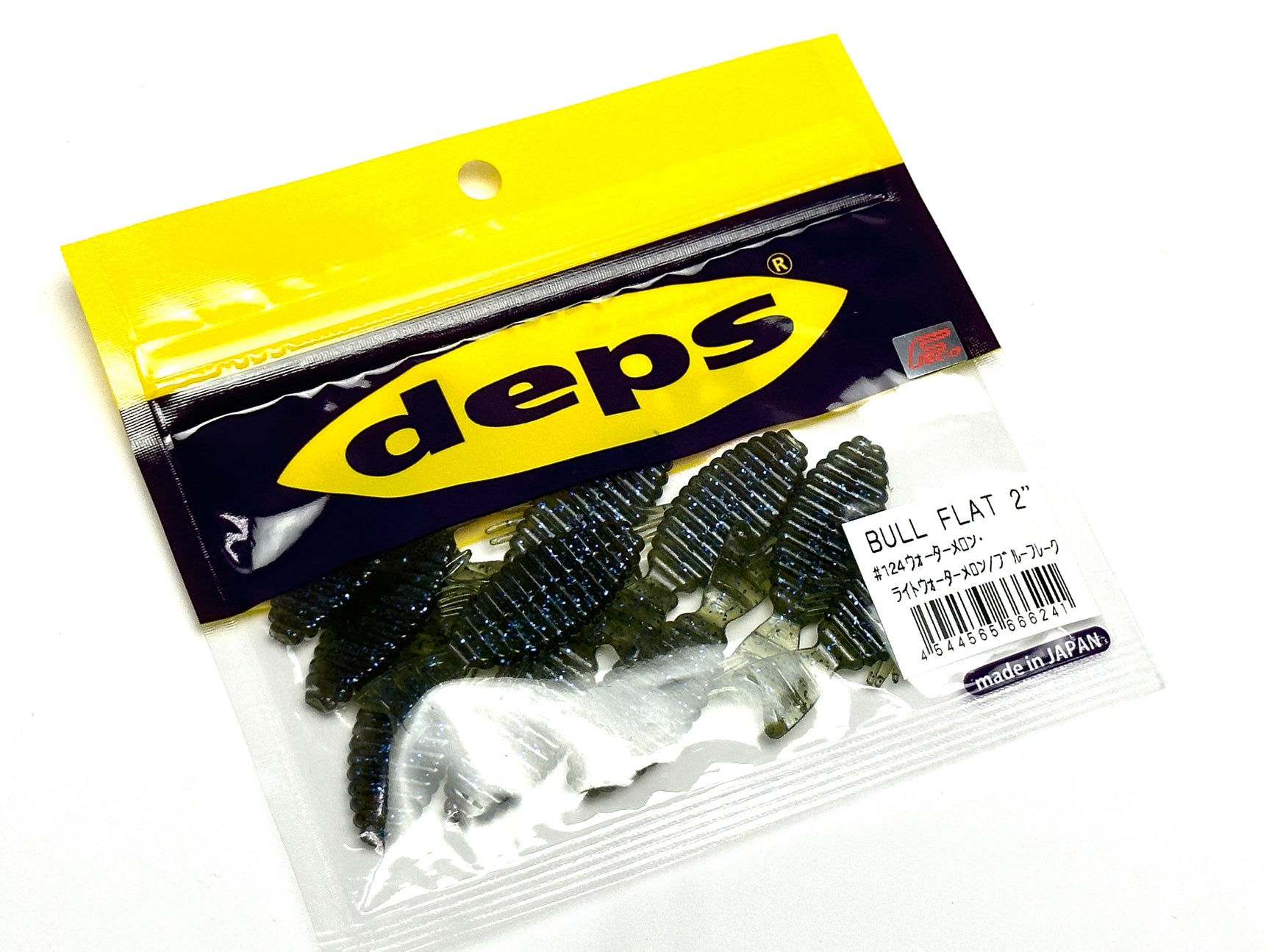 Deps Bullflat 2 inch #124 Light Watermelon/Blue Flakes