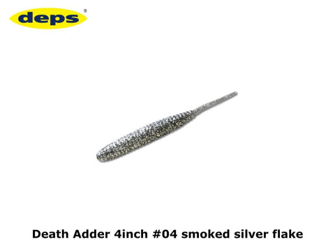 deps Death Adder 4inch #04 smoked silver flake