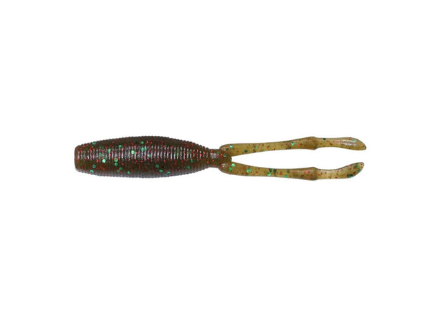 Megabass TK Twister 4.5inch #Kasumi Green Flake